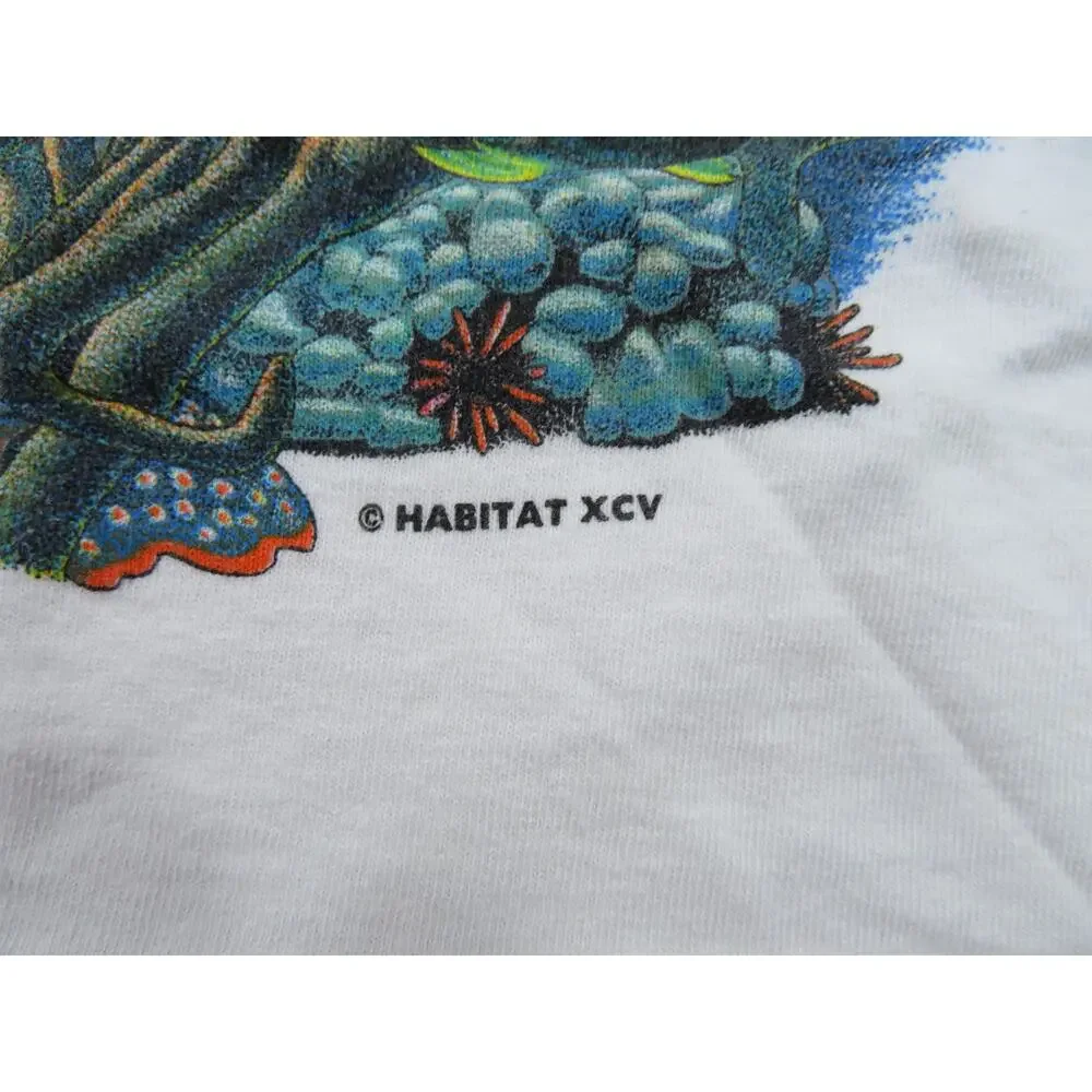Lovers Rock and They Roll Habitat T-Shirt Long Sleeve Sz L 1990s - Picture 3 of 7
